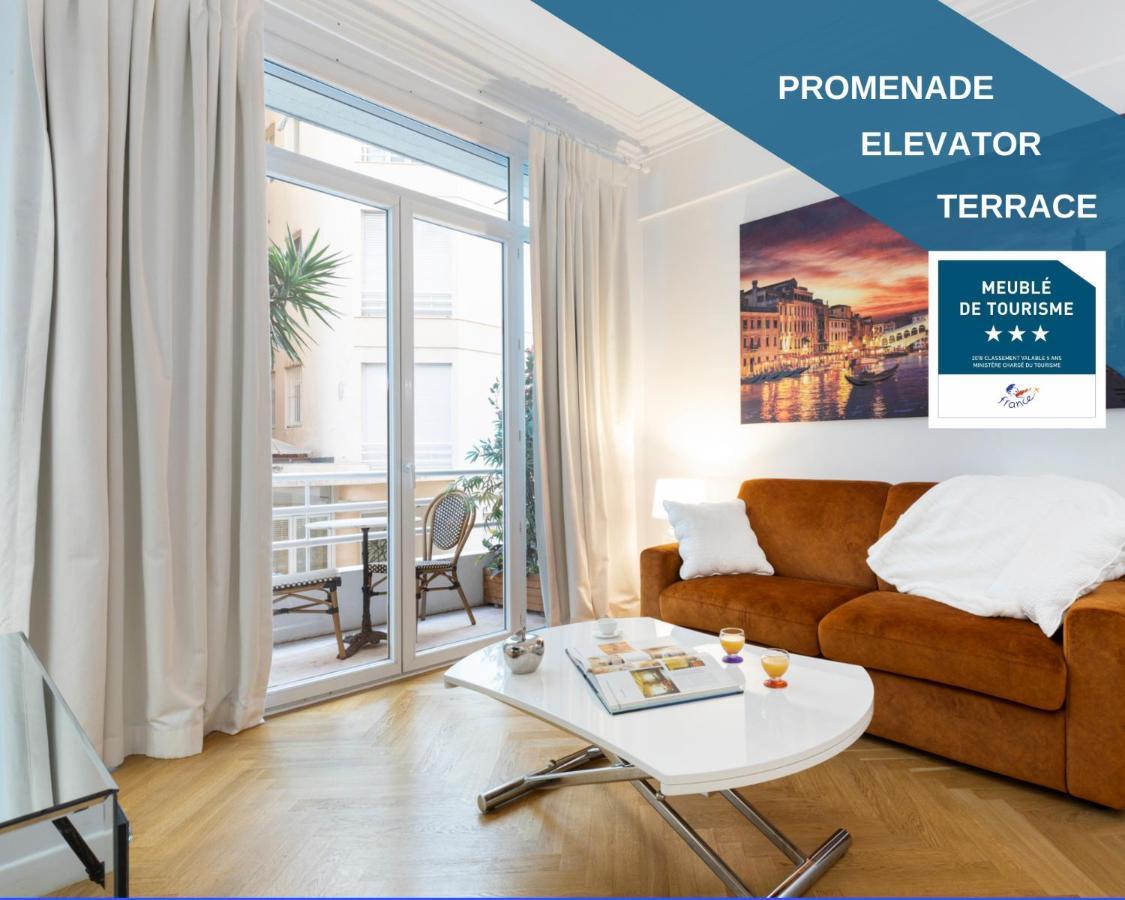 Promenade, 2Pieces Chic Et Clim Avec Terrasse Apartment Nice Ngoại thất bức ảnh